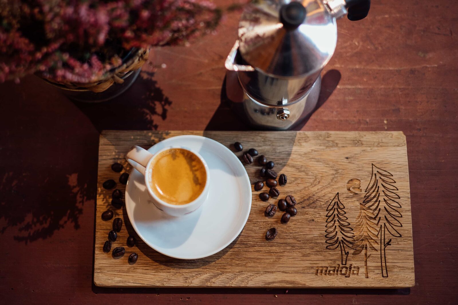 Espresso aus der Mokkakanne bei Fahrrad Schmidt